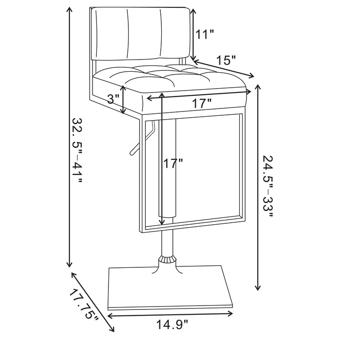 Alameda Adjustable Bar Stool