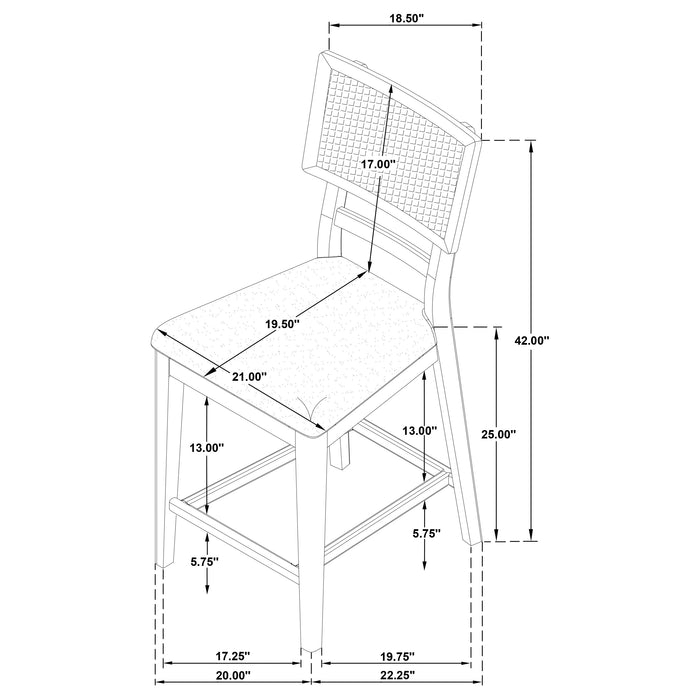 Kailani Counter Height Dining Set - Hello Home Furniture & Mattress (Longmont, CO)
