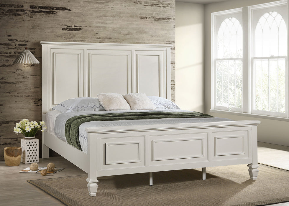 Sandy Beach Panel Bed - Hello Home Furniture & Mattress (Longmont, CO)