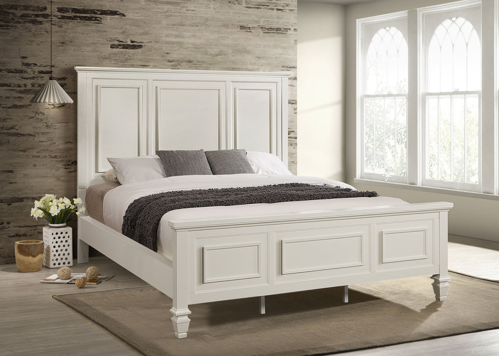 Sandy Beach Panel Bed - Hello Home Furniture & Mattress (Longmont, CO)