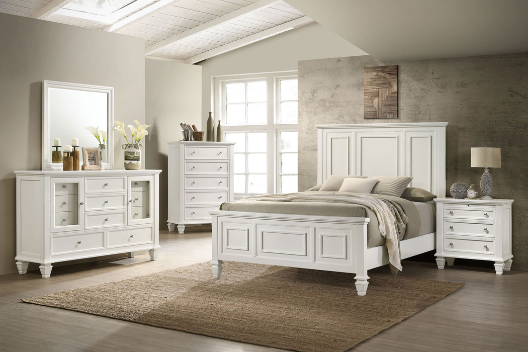 Sandy Beach Panel Bed - Hello Home Furniture & Mattress (Longmont, CO)
