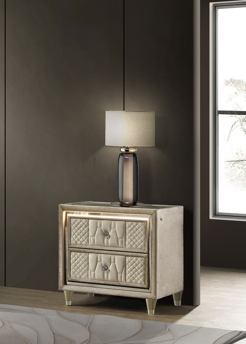 Lorient Nightstand with LED Lighting
