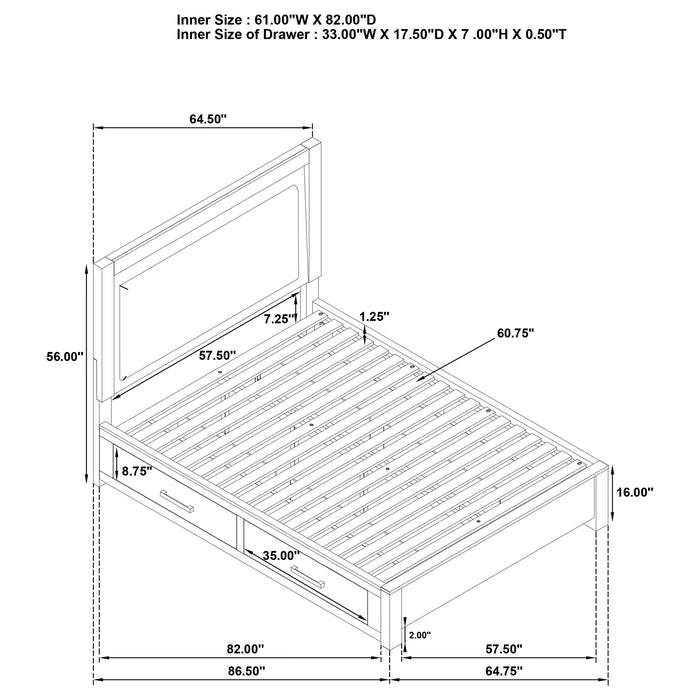 Kenora 4 Pc Bedroom Set