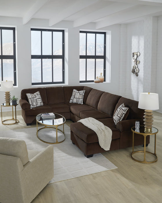 Kimlee Sectional with Chaise - Hello Home Furniture & Mattress (Longmont, CO)