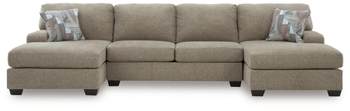 Newellen Sectional with Double Chaise - Hello Home Furniture & Mattress (Longmont, CO)
