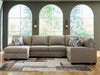 Newellen Sleeper Sectional with Chaise - Hello Home Furniture & Mattress (Longmont, CO)