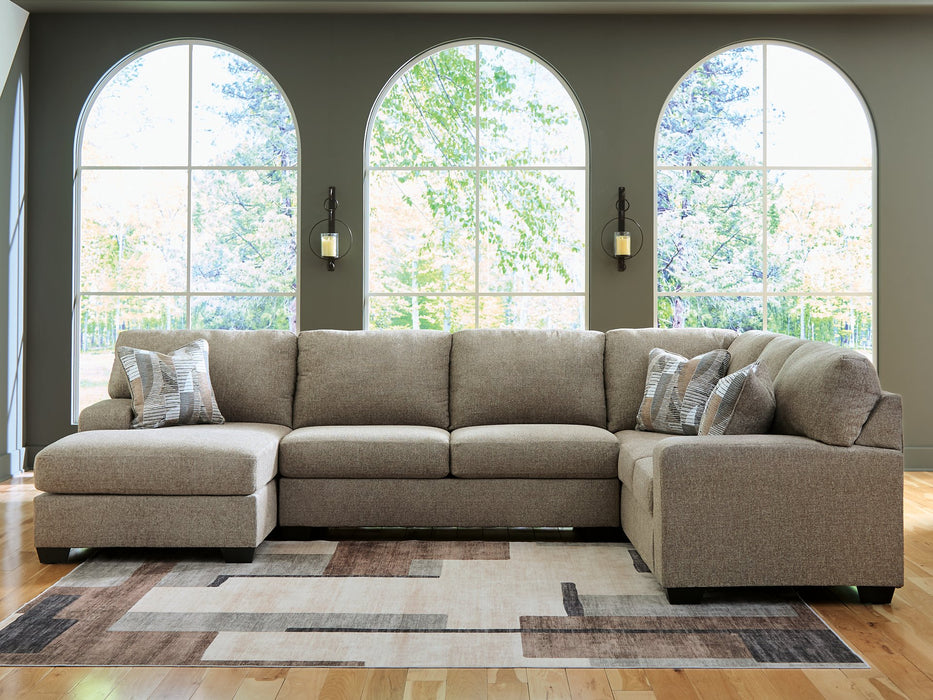 Newellen Sleeper Sectional with Chaise - Hello Home Furniture & Mattress (Longmont, CO)