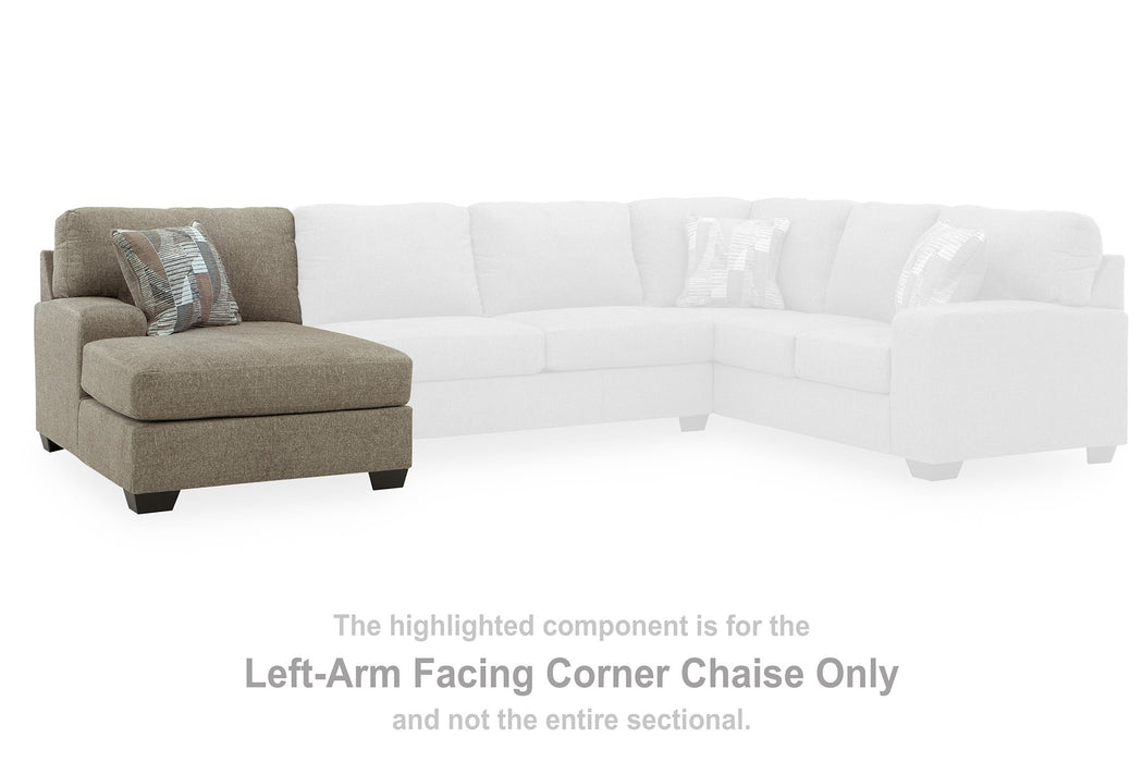 Newellen Sectional with Double Chaise - Hello Home Furniture & Mattress (Longmont, CO)