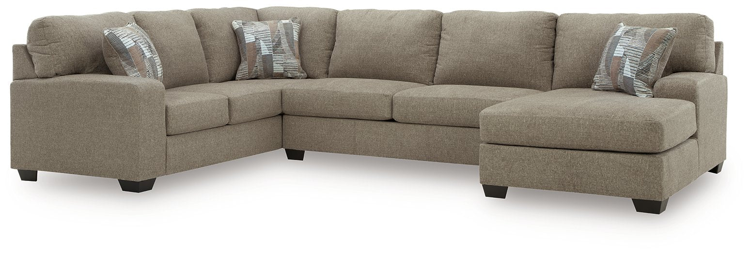 Newellen Sleeper Sectional with Chaise - Hello Home Furniture & Mattress (Longmont, CO)
