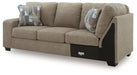 Newellen Sleeper Sectional with Chaise - Hello Home Furniture & Mattress (Longmont, CO)