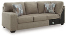 Newellen Sleeper Sectional with Chaise - Hello Home Furniture & Mattress (Longmont, CO)