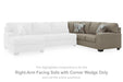 Newellen Sleeper Sectional with Chaise - Hello Home Furniture & Mattress (Longmont, CO)