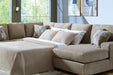 Newellen Sleeper Sectional with Chaise - Hello Home Furniture & Mattress (Longmont, CO)