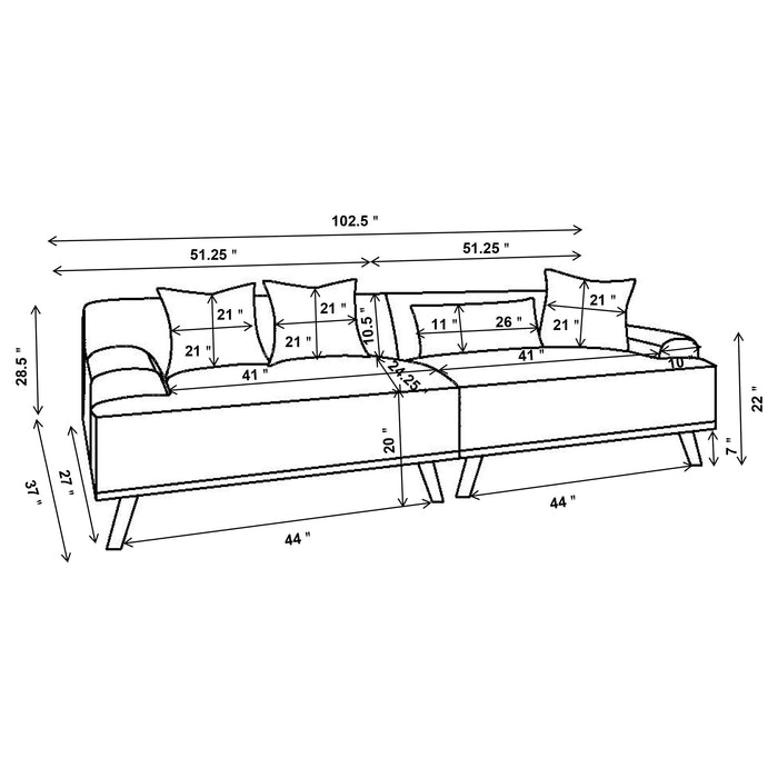 Elizabeth Stationary Sofa