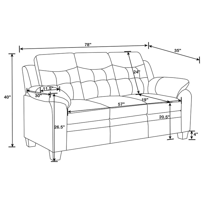 Finley Stationary Sofa