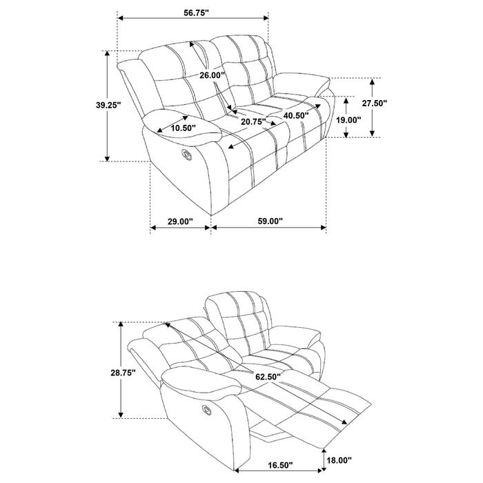 Rodman Reclining Loveseat