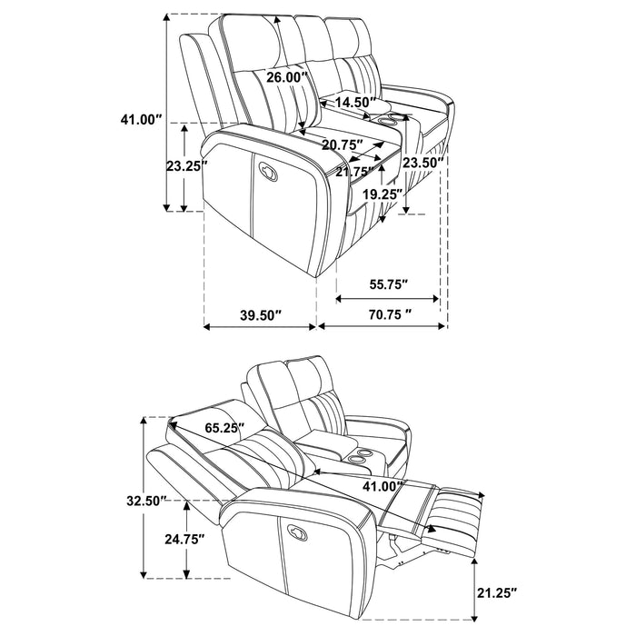 Raelynn Reclining 2 Pc Set