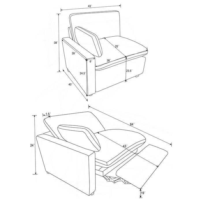 Collins Power Reclining Loveseat