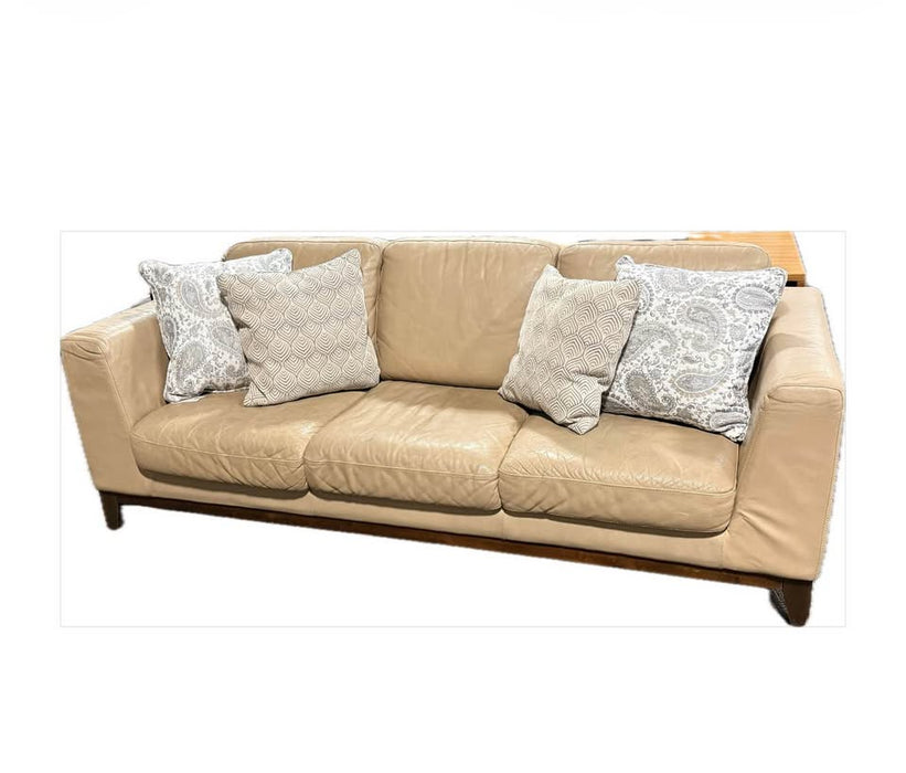 USED: Italian Leather Natuzzi Sofa - Hello Home Furniture & Mattress (Longmont, CO)