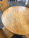 USED: Round Extension Dining Table with 4 Chairs - Hello Home Furniture & Mattress (Longmont, CO)