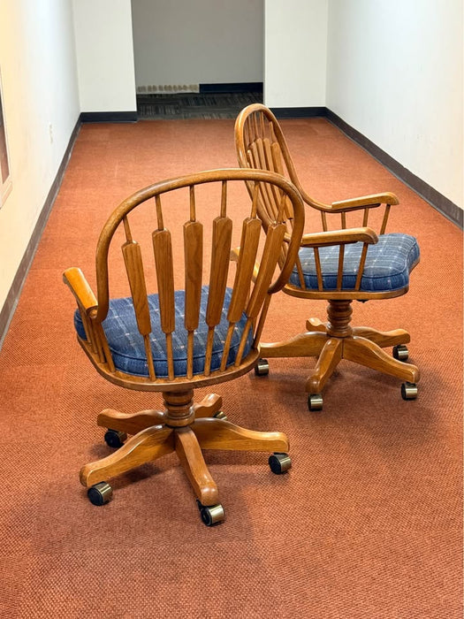 Swivel Rocker Caster Arm Chairs - Hello Home Furniture & Mattress (Longmont, CO)