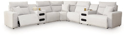 Modmax II Power Reclining Sectional with Audio Consoles - Hello Home Furniture & Mattress (Longmont, CO)