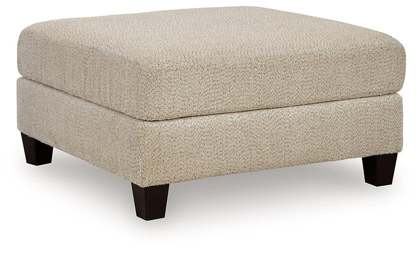 Steelwater Retreat Oversized Accent Ottoman - Hello Home Furniture & Mattress (Longmont, CO)