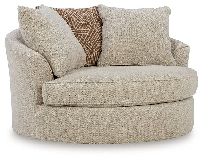 Steelwater Retreat Oversized Swivel Accent Chair - Hello Home Furniture & Mattress (Longmont, CO)