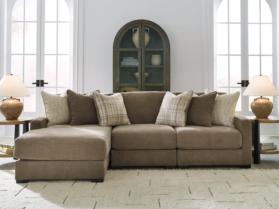 Camellia-Court Sectional with Chaise - Hello Home Furniture & Mattress (Longmont, CO)