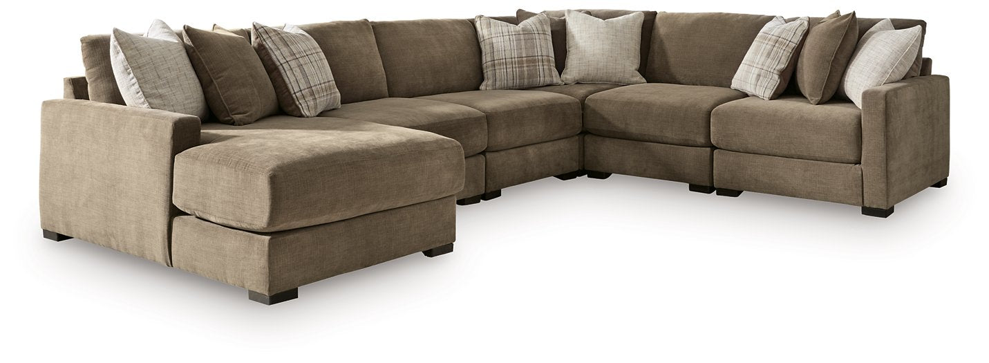 Camellia-Court Sectional with Chaise - Hello Home Furniture & Mattress (Longmont, CO)