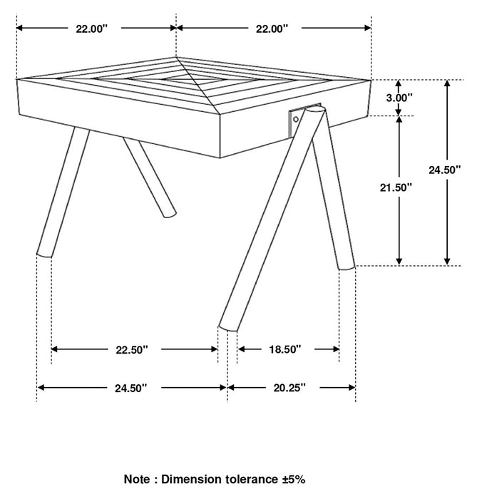 Avery End & Side Table