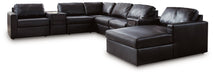 Modmax II Sectional with Chaise and Audio Consoles - Hello Home Furniture & Mattress (Longmont, CO)