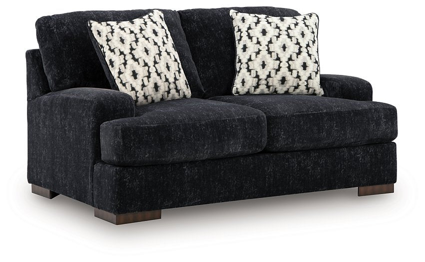 Whitmore Manor Loveseat - Hello Home Furniture & Mattress (Longmont, CO)