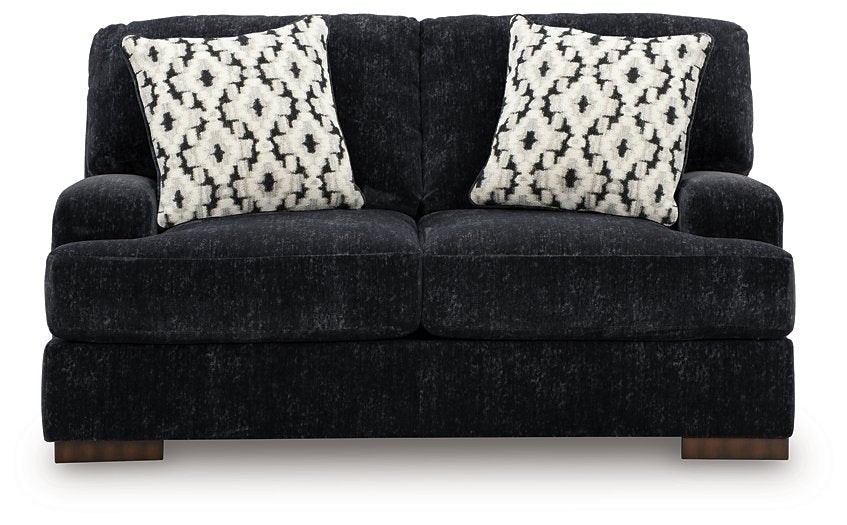 Whitmore Manor Loveseat - Hello Home Furniture & Mattress (Longmont, CO)