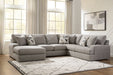 Lindon Sectional with Chaise - Hello Home Furniture & Mattress (Longmont, CO)