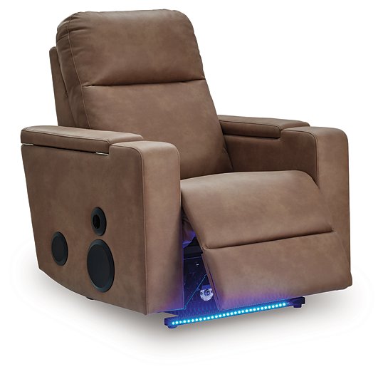 Lorrenton Power Glider Recliner with Audio System - Hello Home Furniture & Mattress (Longmont, CO)