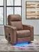 Lorrenton Power Glider Recliner with Audio System - Hello Home Furniture & Mattress (Longmont, CO)