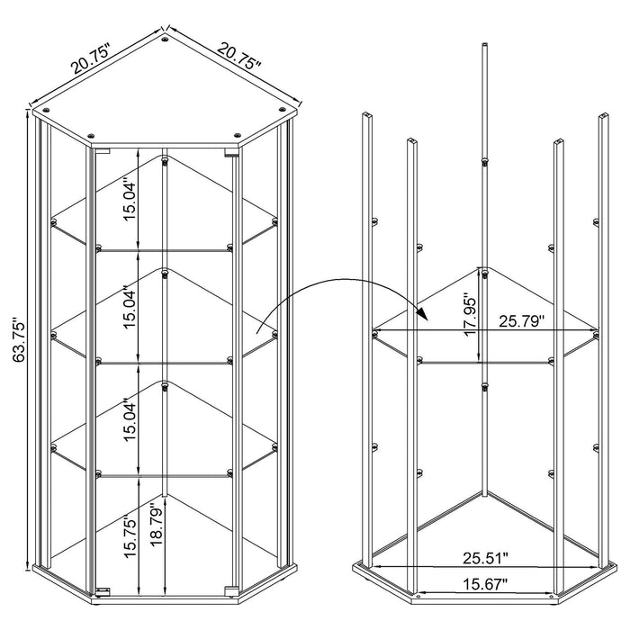 Zenobia Curio Cabinet