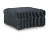 Midnight-Madness Oversized Accent Ottoman - Hello Home Furniture & Mattress (Longmont, CO)