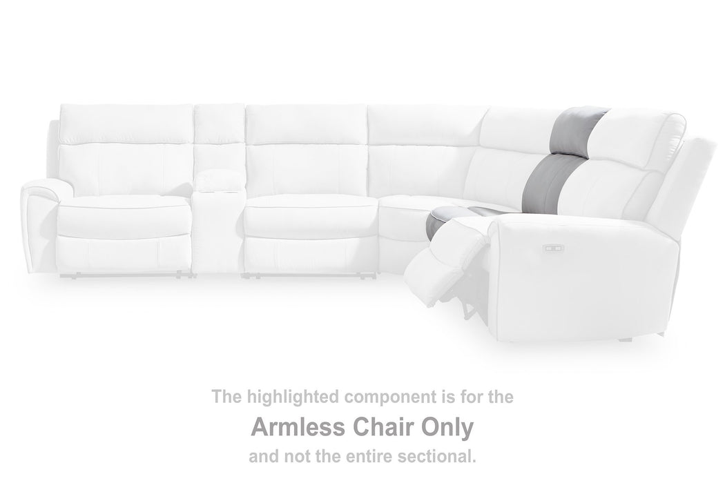 Social Pointe Reclining Sectional with Storage Consoles - Hello Home Furniture & Mattress (Longmont, CO)