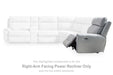 Social Pointe Reclining Sectional with Storage Consoles - Hello Home Furniture & Mattress (Longmont, CO)