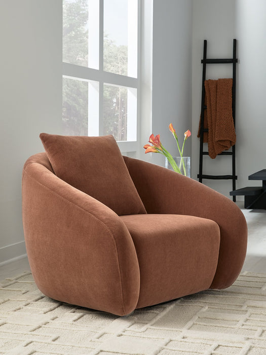 Yahya Swivel Accent Chair - Hello Home Furniture & Mattress (Longmont, CO)