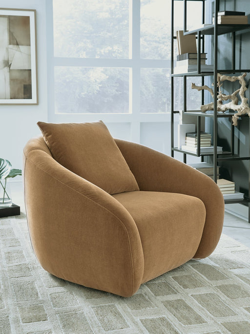 Yahya Swivel Accent Chair - Hello Home Furniture & Mattress (Longmont, CO)