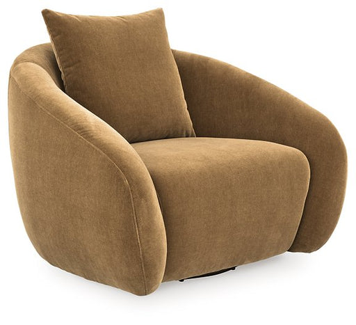 Yahya Swivel Accent Chair - Hello Home Furniture & Mattress (Longmont, CO)
