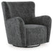 Rowenburg Swivel Glider Accent Chair - Hello Home Furniture & Mattress (Longmont, CO)