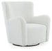 Rowenburg Swivel Glider Accent Chair - Hello Home Furniture & Mattress (Longmont, CO)