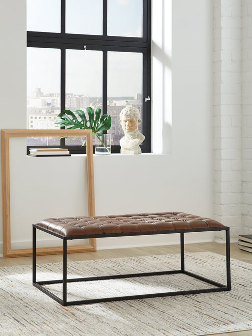 Junsor Coffee Table Ottoman - Hello Home Furniture & Mattress (Longmont, CO)