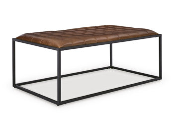 Junsor Coffee Table Ottoman - Hello Home Furniture & Mattress (Longmont, CO)