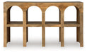 Luzmanacy Console Sofa Table - Hello Home Furniture & Mattress (Longmont, CO)