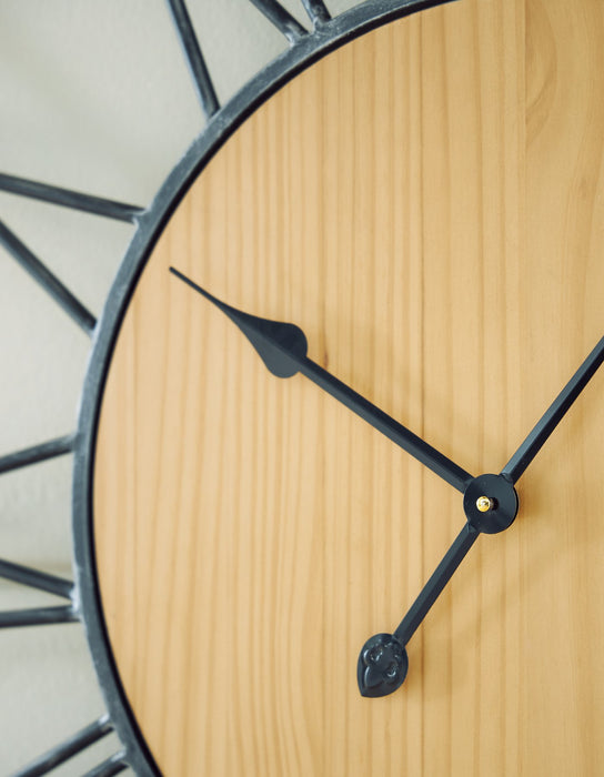 Brockett Wall Clock - Hello Home Furniture & Mattress (Longmont, CO)